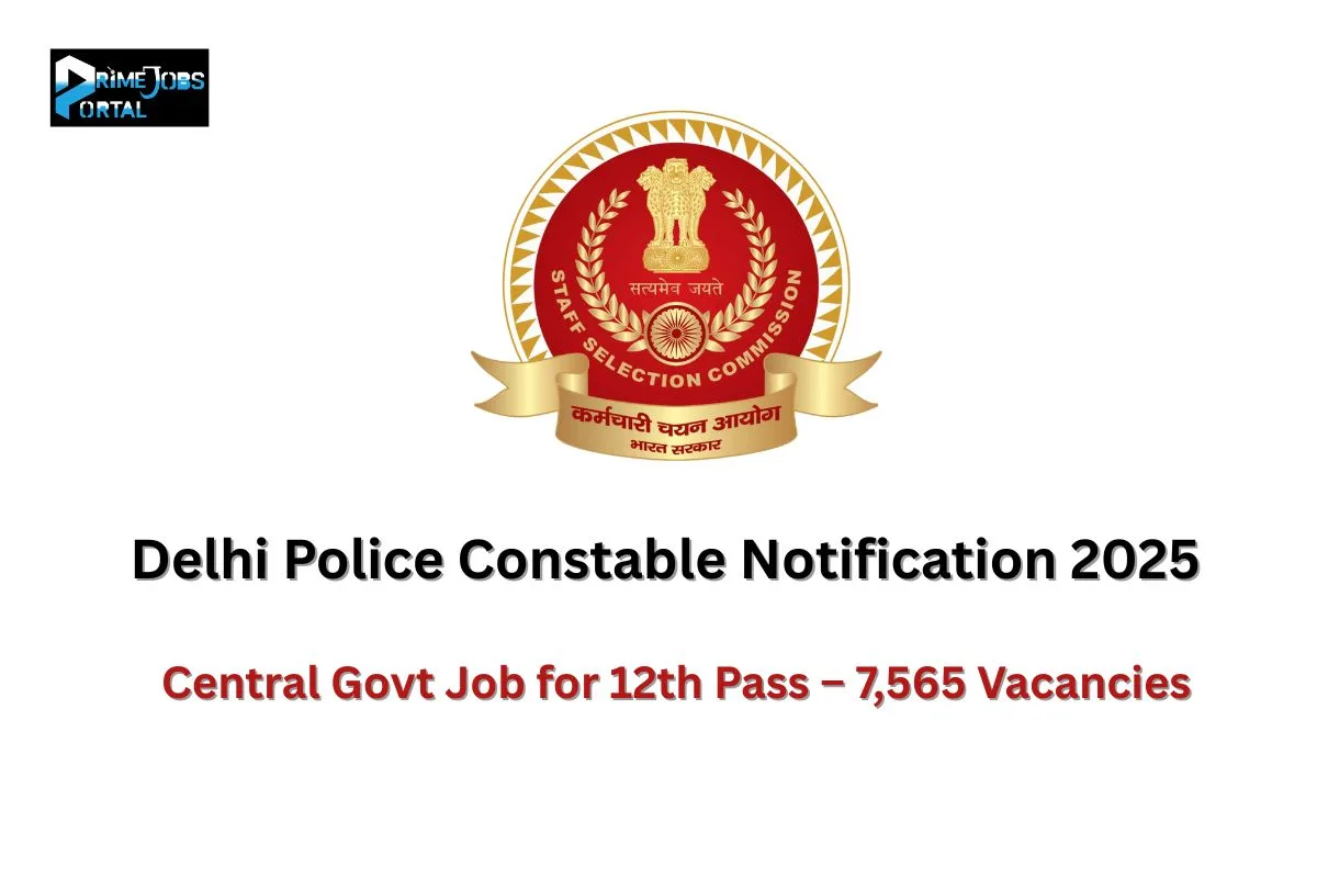 Central Govt Job for 12th Pass